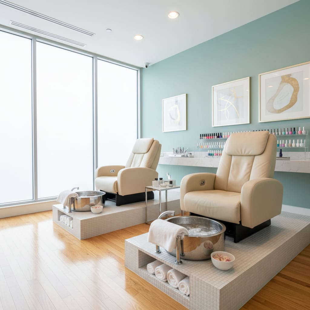 Maniküre und Pediküre